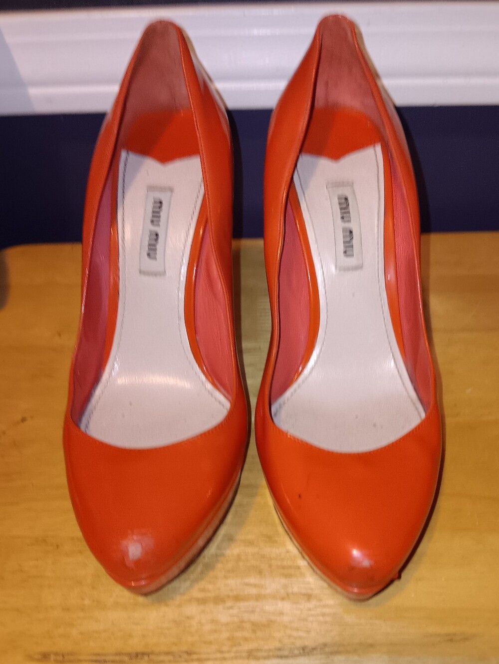 Miu Miu Patent Leather Heels Size 37